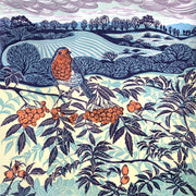 Claire Armitage, artist, lino print, greeting card