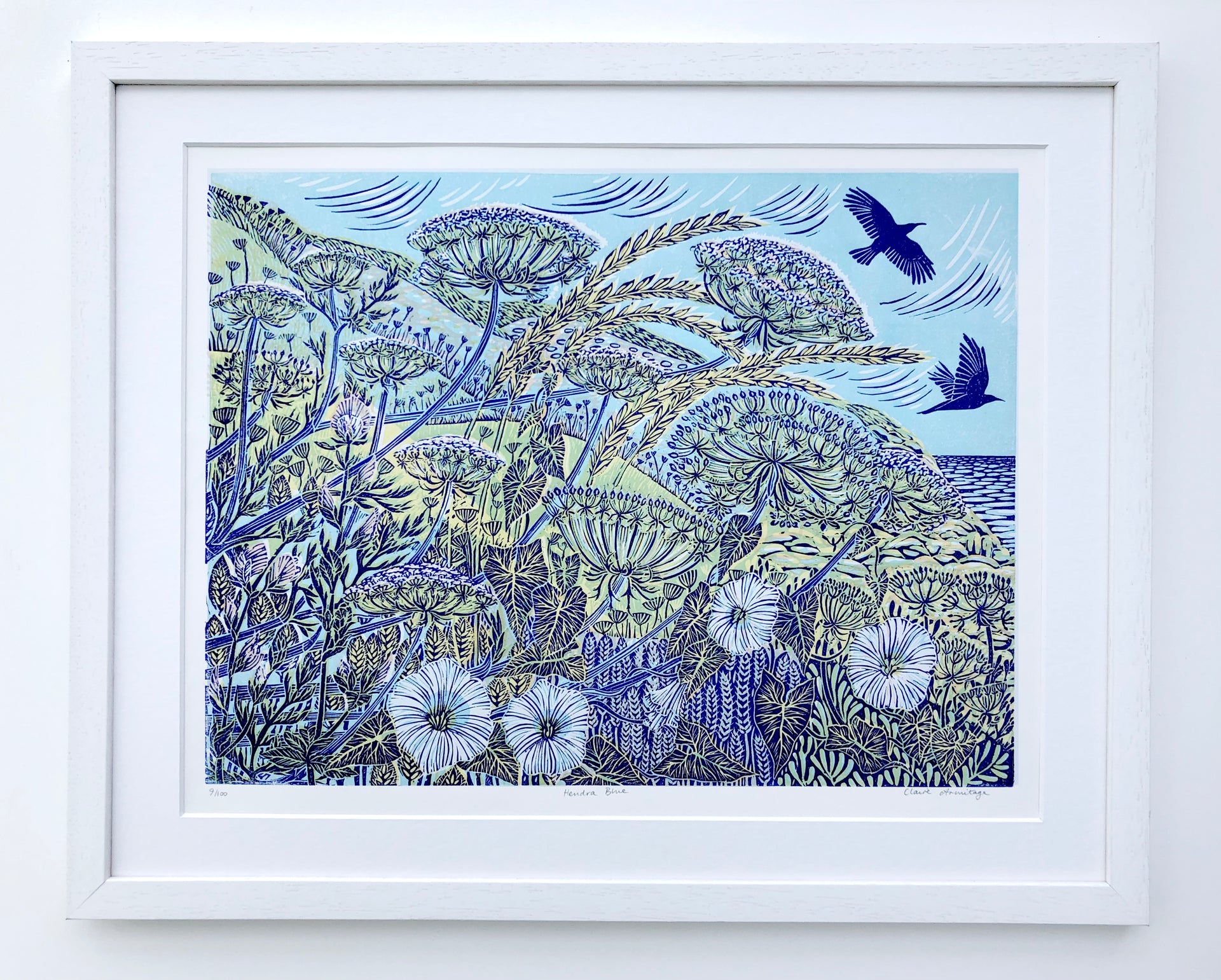 Limited edition lino print by artist Claire Armitage