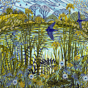 Claire Armitage, artist, lino print, greeting card