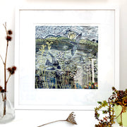Limited edition lino print by artist Claire Armitage