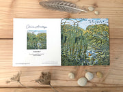 Claire Armitage, artist, lino print, greeting card