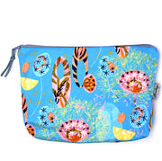 Alium Azure make up bag handmade in Cornwall