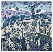 Limited edition lino print by artist Claire Armitage