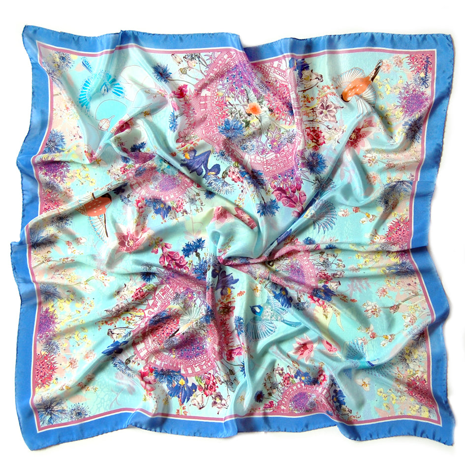 Bloom large square scarf