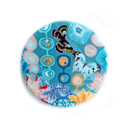 Jennifer Silk Covered Compact Mirror handmade in Cornwall