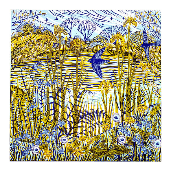 Limited edition lino prints by Claire Armitage Design