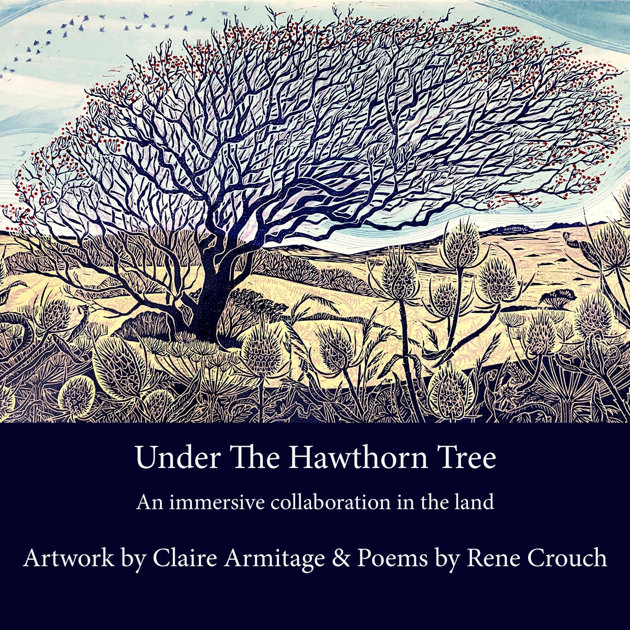 Under The Hawthorn Tree, poem and print book