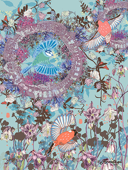 Glade Blue Giclee Print