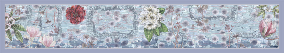 Pearl Medium Silk Scarf