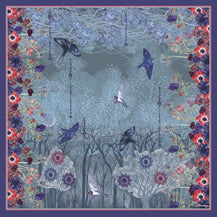 Sky ink medium square Scarf